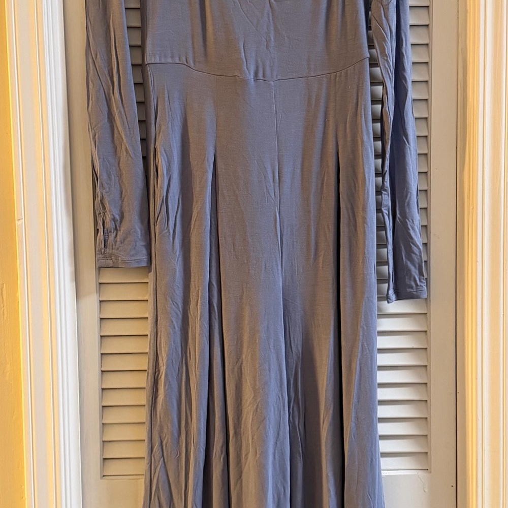 Blogilates Blue Grey Long Sleeve Jumpsuit